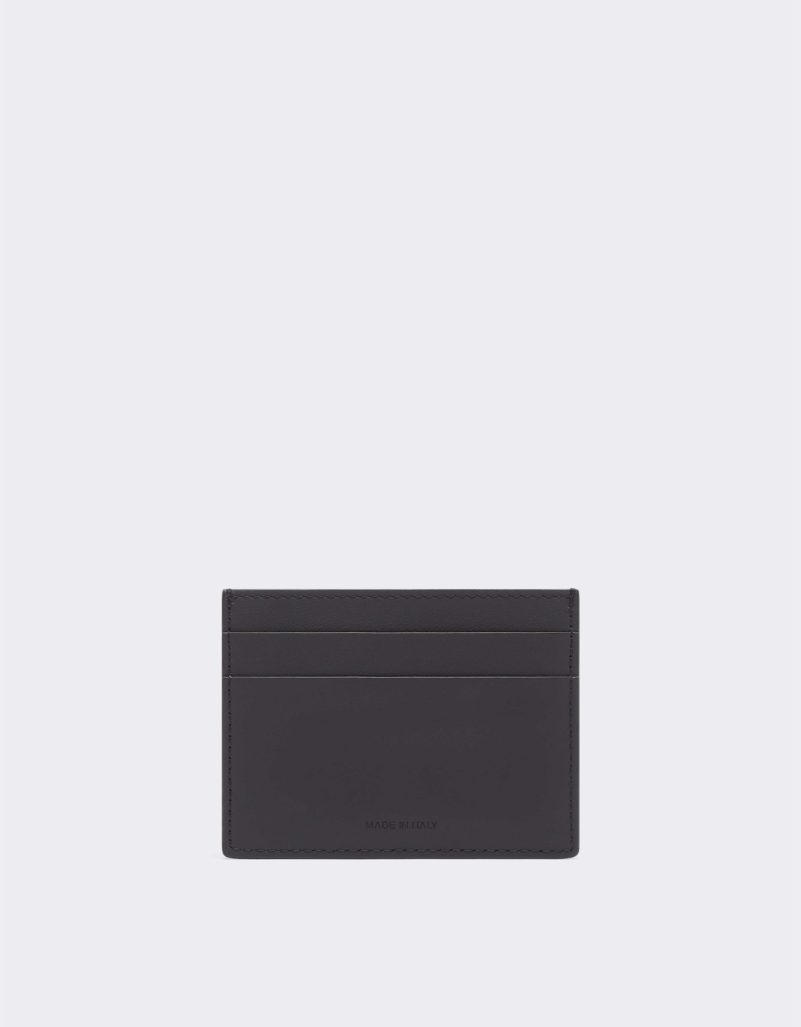 Ferrari Second Life Leather Card Holder Black 21435f