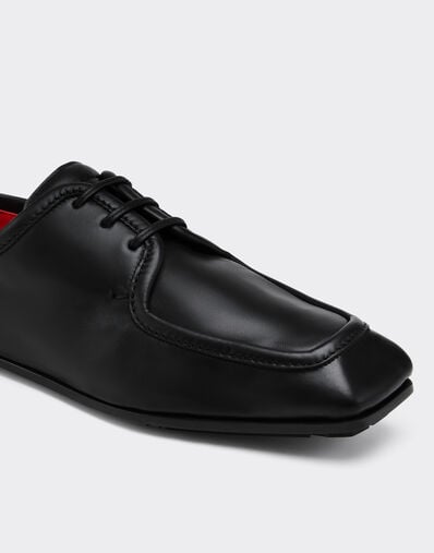 Ferrari Leather derby shoe Black 22741f