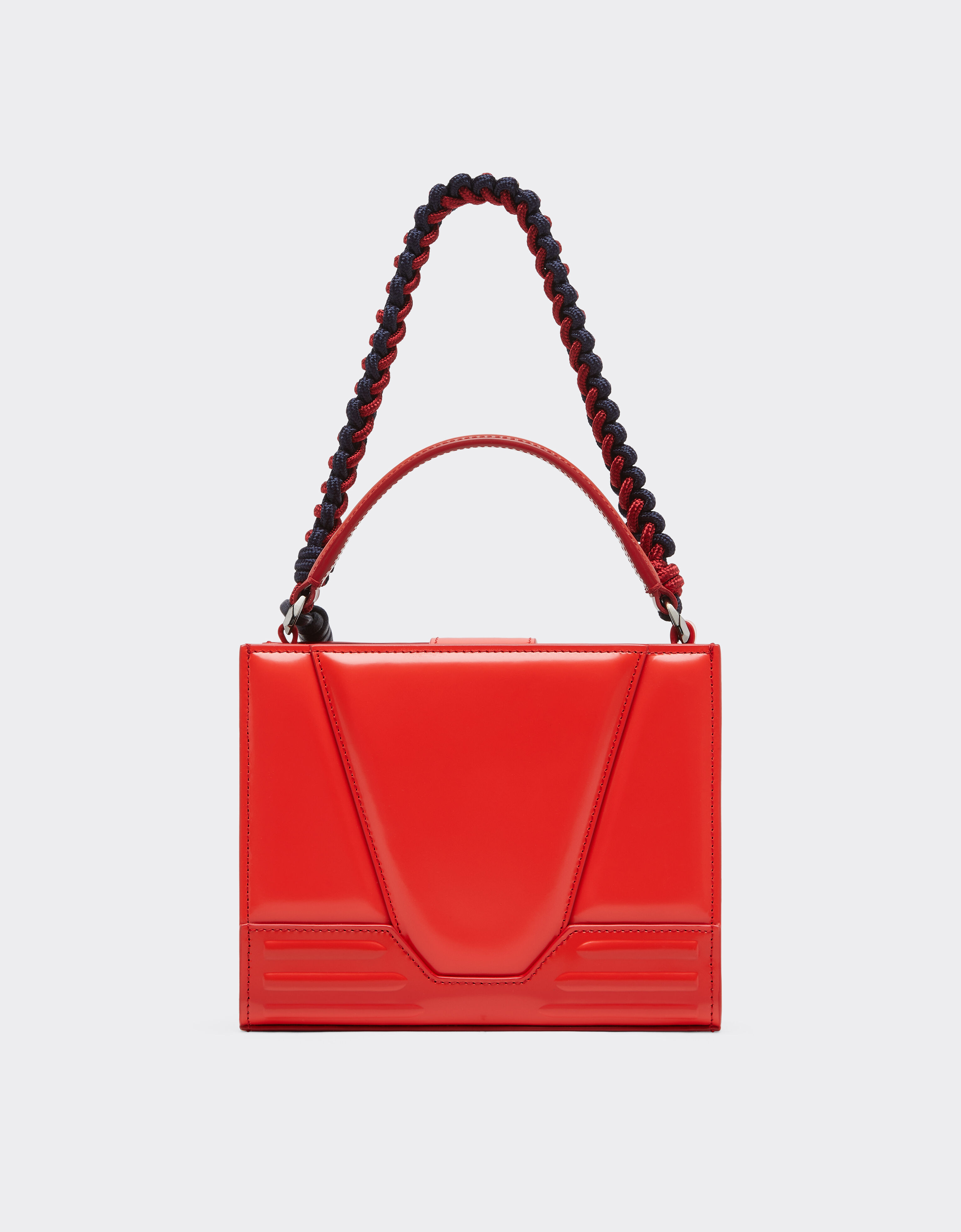 Ferrari 法拉利 GT 迷你皮革托特包 Rosso Dino 红色 51200f