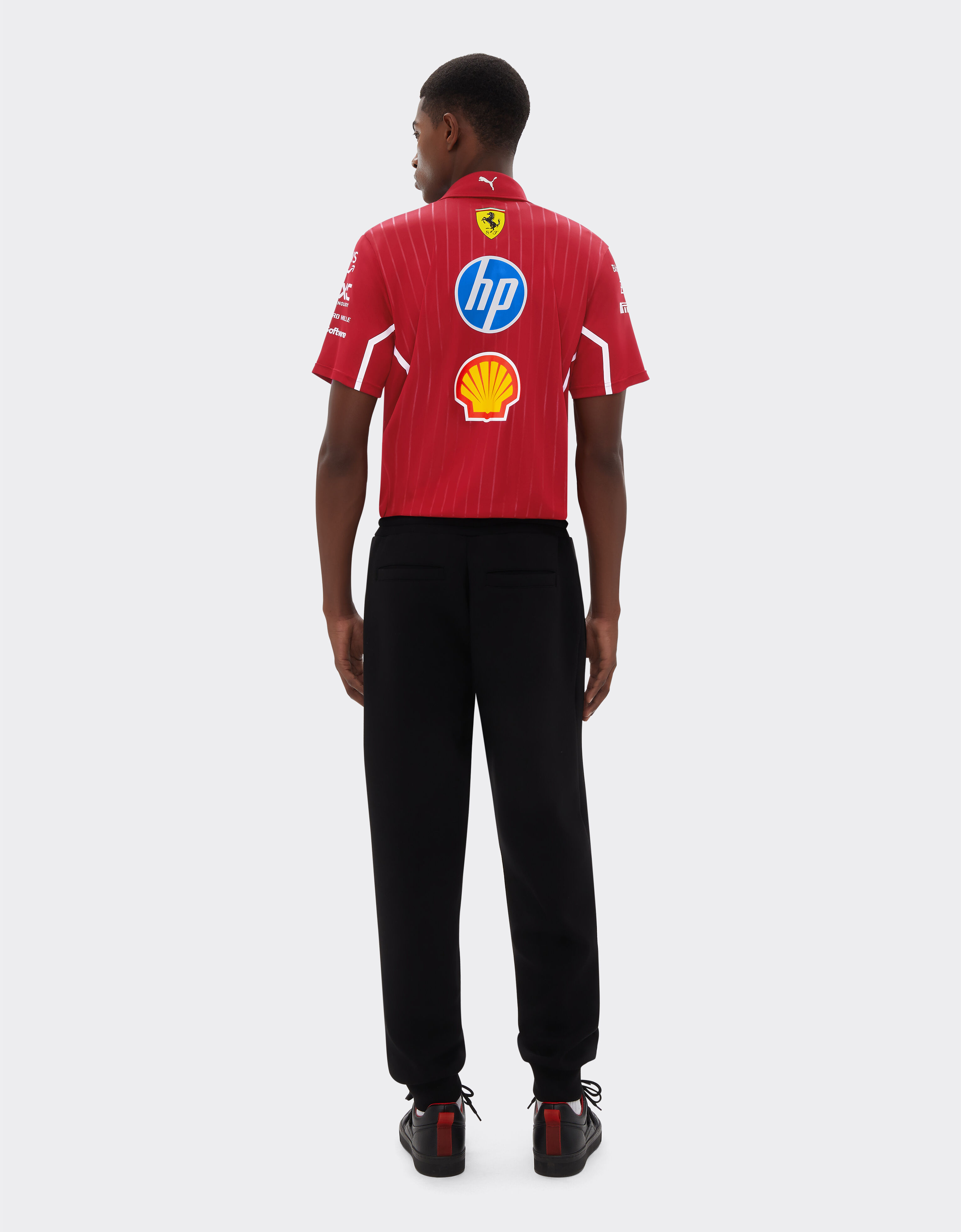 Ferrari Puma 与 Scuderia Ferrari HP 合作款2025车队 Pro Polo 衫 樱桃色 LA021f