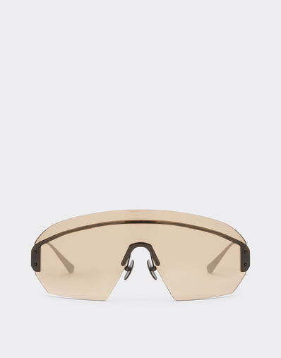 Ferrari Ferrari sunglasses in antique gold metal with rose gold mirrored lenses Gold LA0LKf