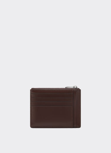 Ferrari GT glossy leather six-compartment card holder Ferrari Ferrari GT glossy leather six-compartment card holder Espresso 49215f