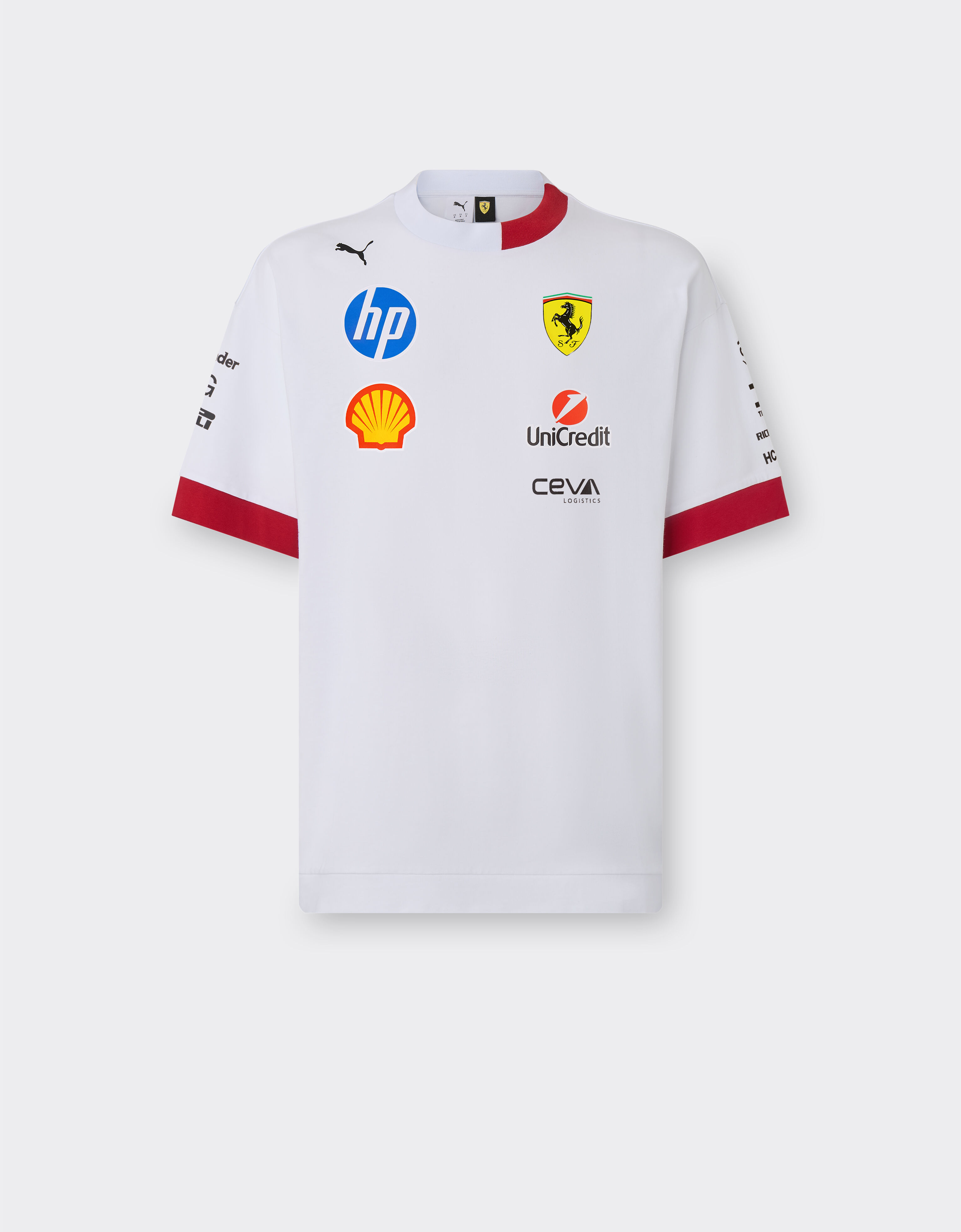 Ferrari Puma 与 Scuderia Ferrari HP 合作款迈阿密特别版 T 恤 光学白 LA055f