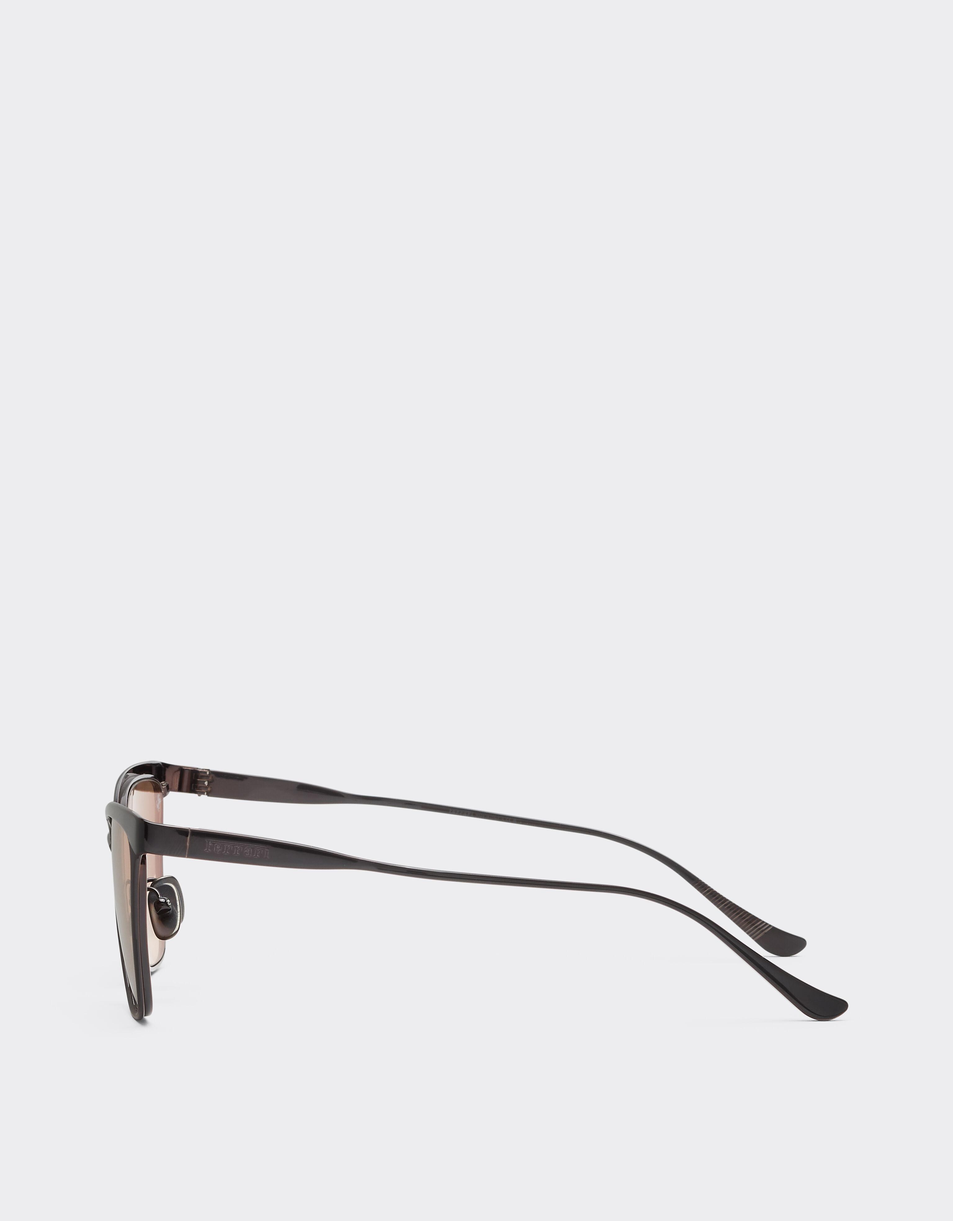 Ferrari Ferrari sunglasses in  brown redmetal  with brown/pink crystal lenses Red brown LA0KYf