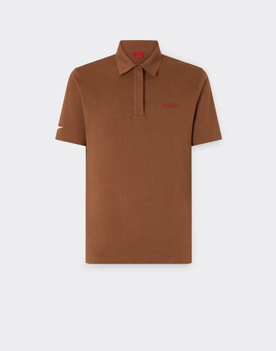 Ferrari Ferrari cotton polo shirt for the 2026 Monaco Grand Prix Caffè CJMPO0021JCO0045f