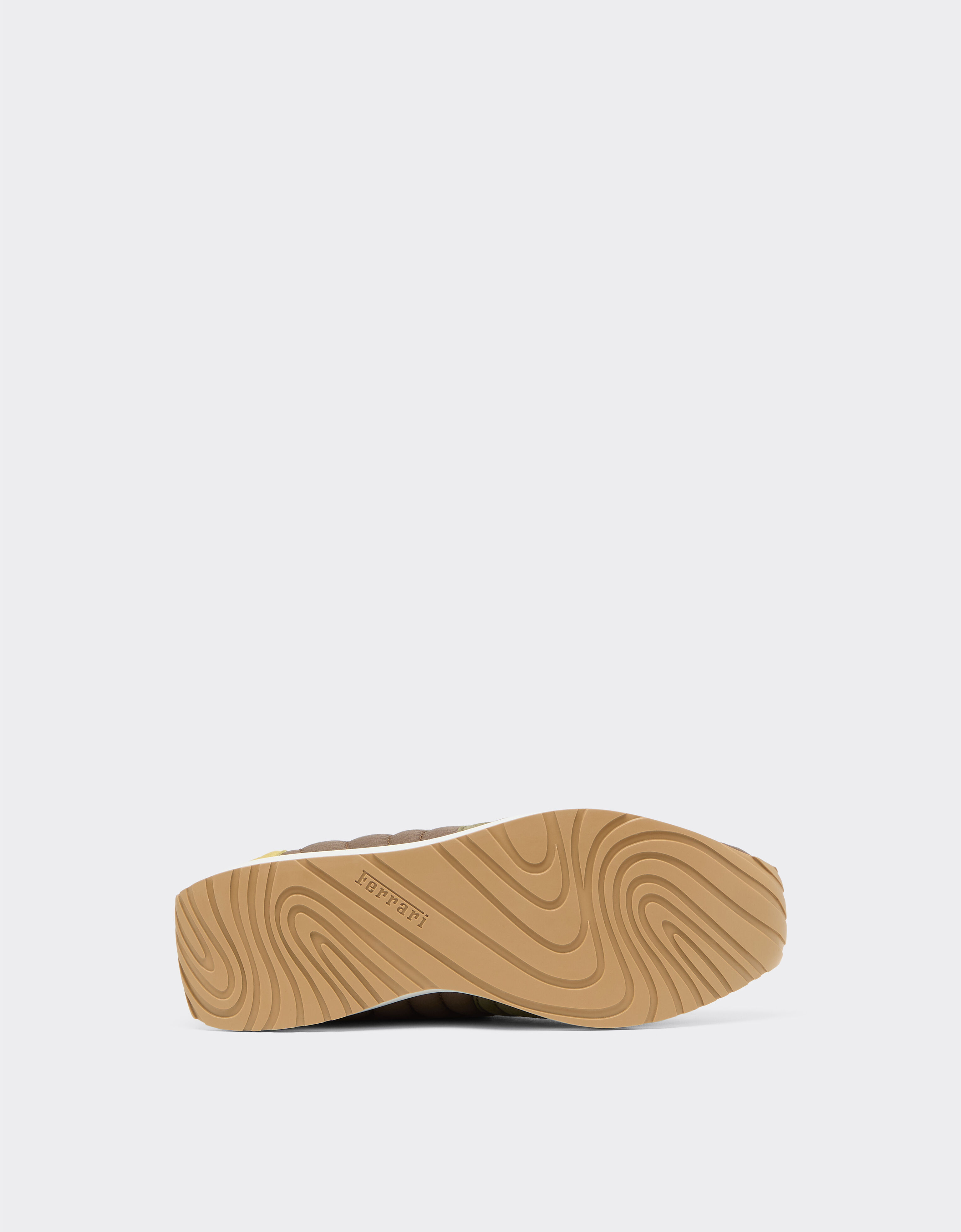 Sneaker in suede, nappa leather, and waxed nylon Ferrari Sneaker in suede, nappa leather, and waxed nylon Ebony 49886f