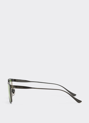 Ferrari Ferrari sunglasses in graymetal with green crystal lenses Grigio Scuro LA0LHf