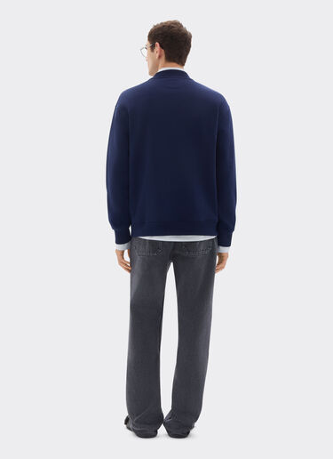 Ferrari 法拉利拼饰棉质卫衣 Ultramarine 50822f