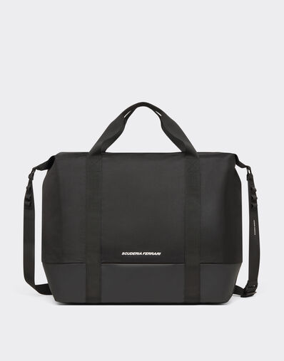  Weekender bag in technical fabric Nero SBNWE0003HMM0033f