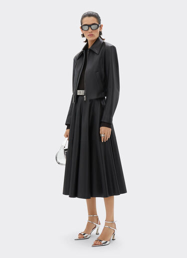 纳帕皮革机车夹克 Ferrari 纳帕皮革机车夹克 黑色 21644f