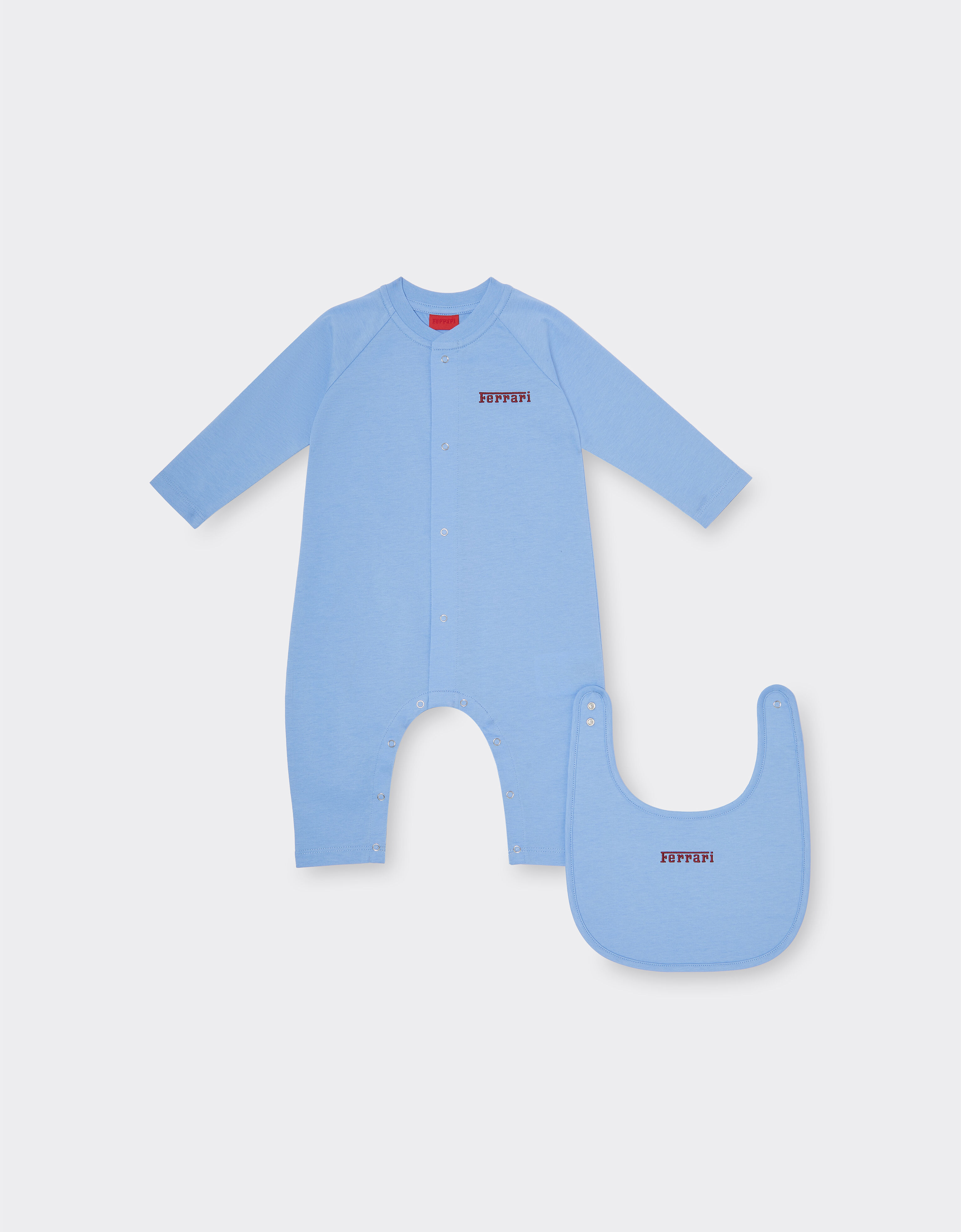 法拉利徽标新生儿套装 Ferrari 法拉利徽标新生儿套装 Oxford Blue 50813fB