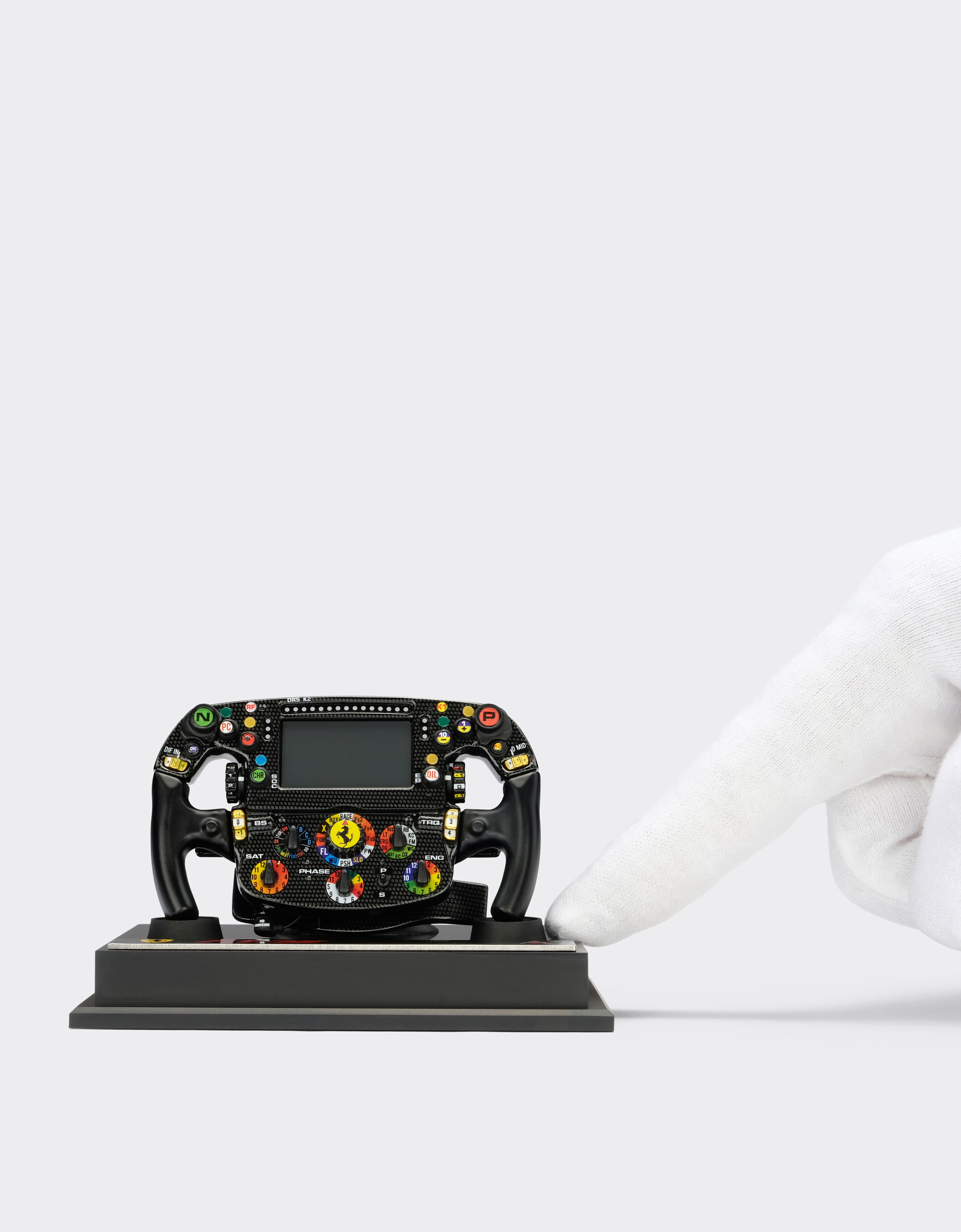 Ferrari Ferrari F1-75 Steering Wheel 1:4 scale model 黑色 F0668f