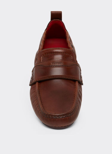 Nappa leather driver shoes Ferrari Nappa leather driver shoes Brown 49990f