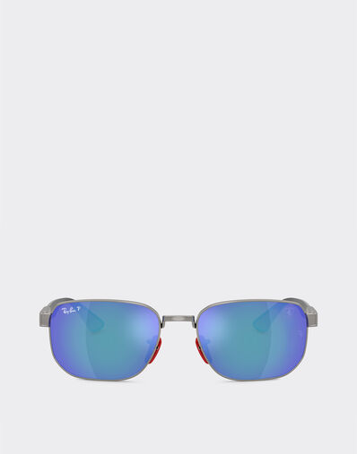 Ray-Ban for Scuderia Ferrari RB8329M in gunmetal metal with polarized blue mirrored grey lenses Ferrari Ray-Ban for Scuderia Ferrari RB8329M in gunmetal metal with polarized blue mirrored grey lenses Gunmetal LA0JTf