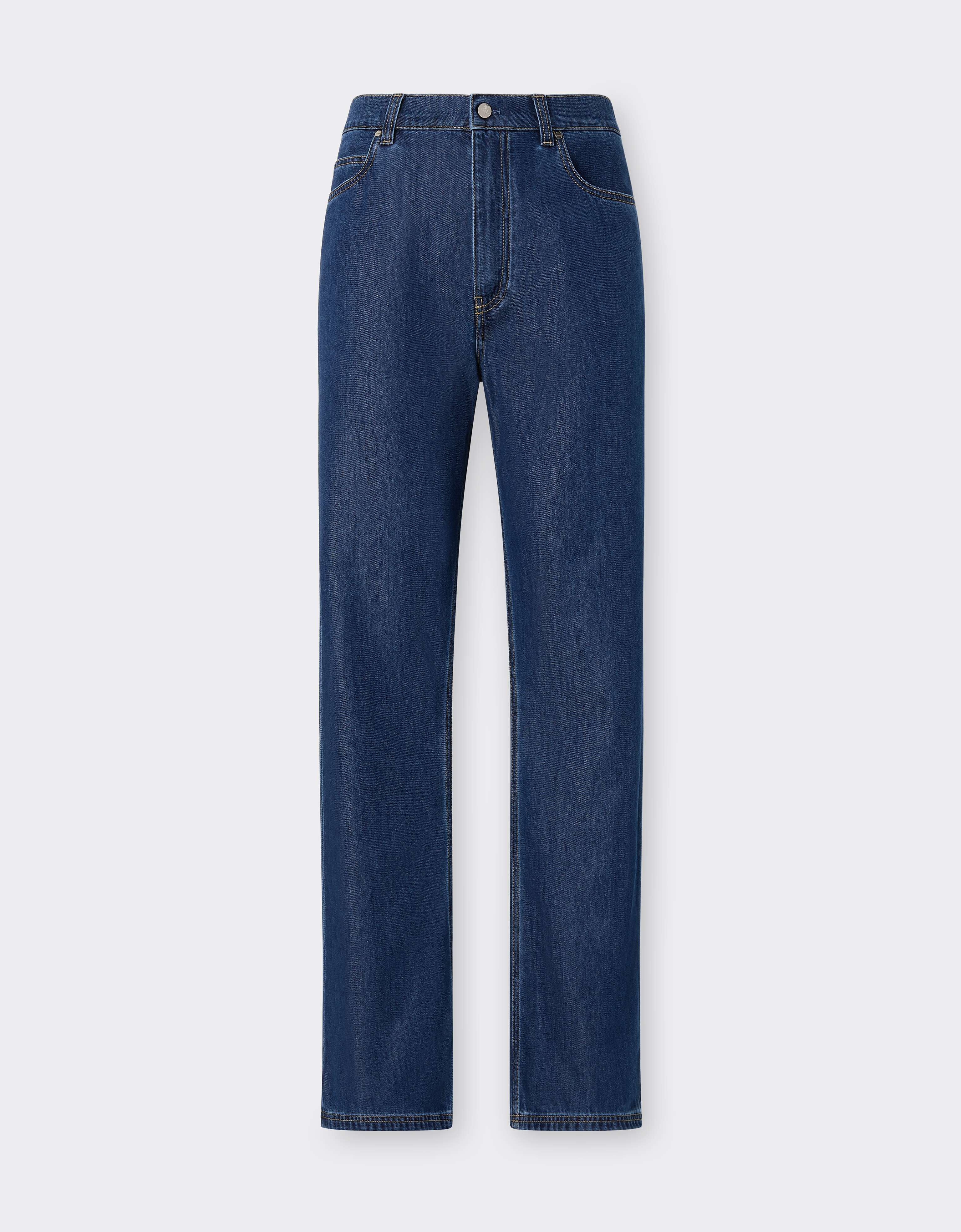 Alcantara® 细节五口袋牛仔裤 Ferrari Alcantara® 细节五口袋牛仔裤 Blu Denim CDMTR0014DCO0014f