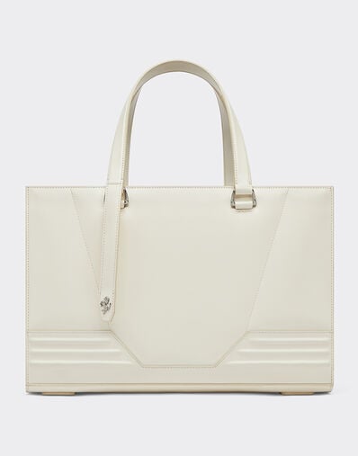 Ferrari Ferrari GT brushed leather tote bag Ivory 21366f