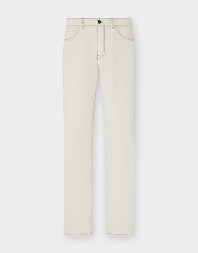 Ferrari Five-pocket denim trousers Light Denim 22190f
