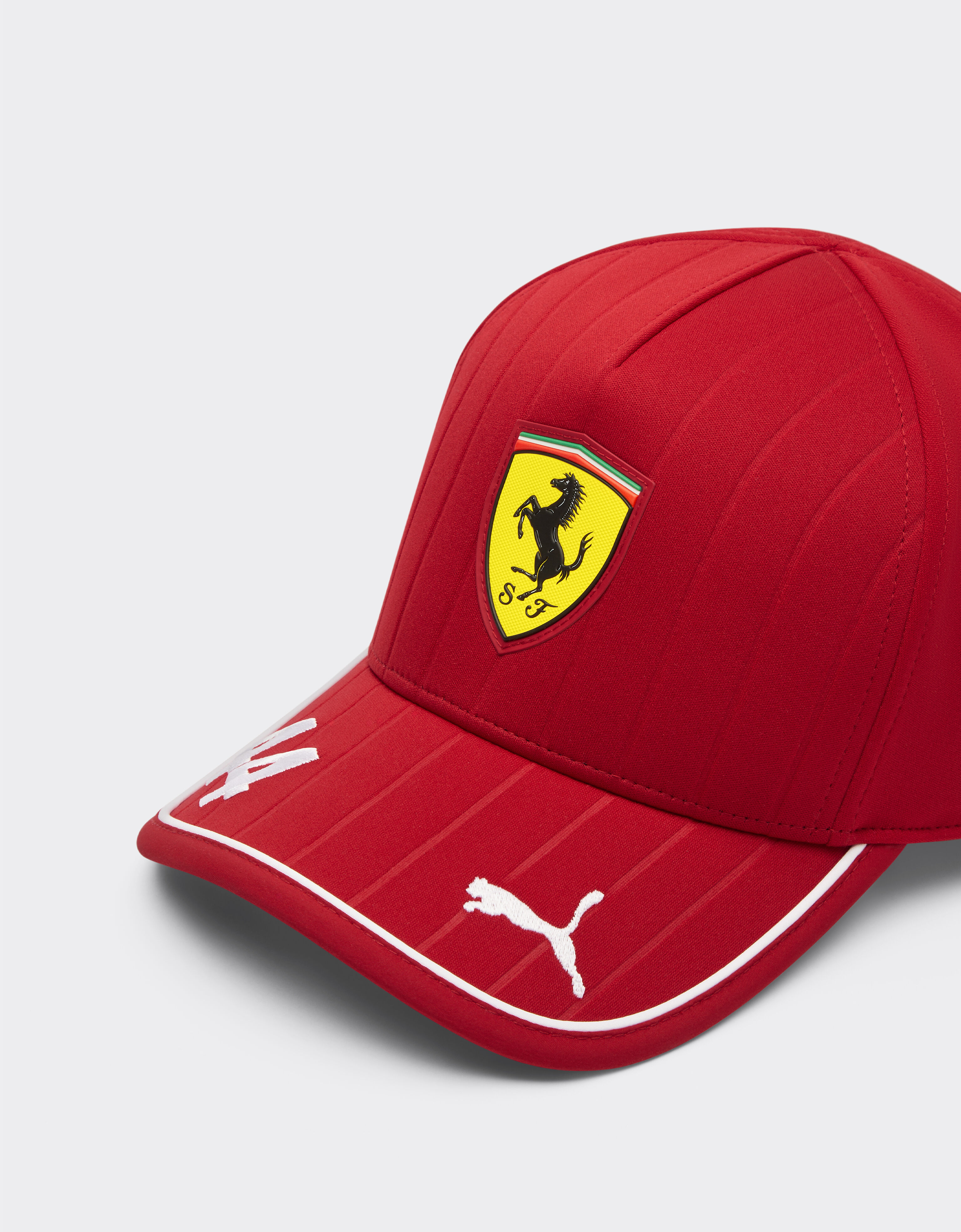 Ferrari Puma 与 Scuderia Ferrari HP 合作款2025 Hamilton 棒球帽 樱桃色 LA01Sf