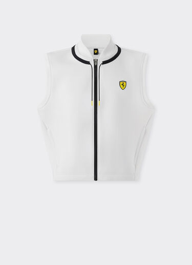  Scuba vest with Ferrari Scudetto Avorio SWMVT0011WNY0004f