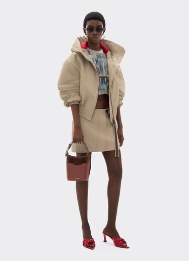 Mini shearling bucket bag Ferrari Mini shearling bucket bag Espresso 49267f