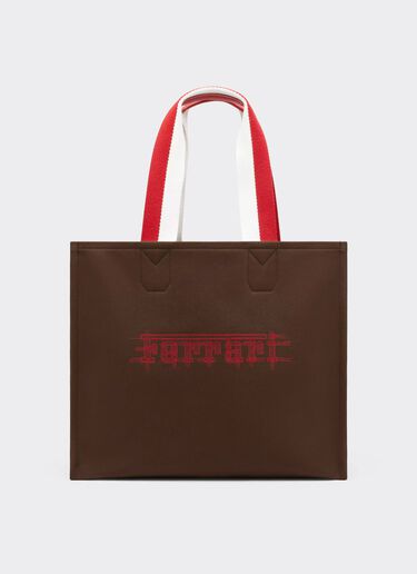 Ferrari Sac fourre-tout Ferrari en toile pour le GP de Monaco 2026 Caffè CBWTO0020YL00008f