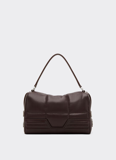 Ferrari 法拉利 GT Soft 绗缝皮革肩背包 Espresso 49770f