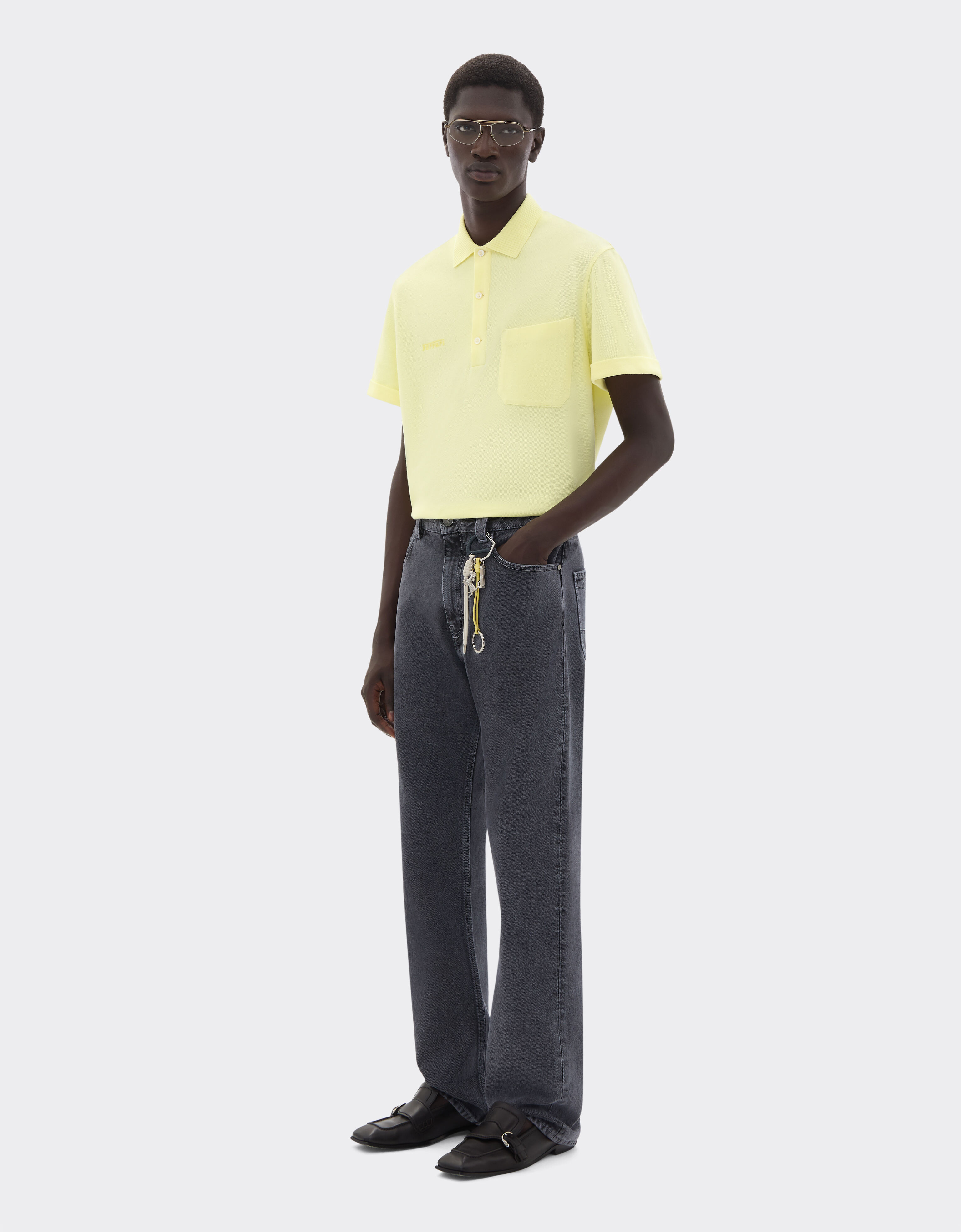 Ferrari Jersey polo shirt Iris Yellow 49937f