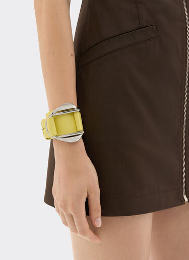 Leather bracelet with buckle Ferrari Leather bracelet with buckle Iris Yellow 50002f