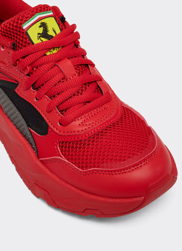 Ferrari Puma 呈现法拉利车队 Trinity 青少年运动鞋 Rosso Corsa 红色 F1129fK