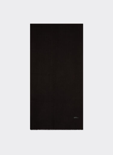 Ferrari Wool scarf Dark Brown 21335f