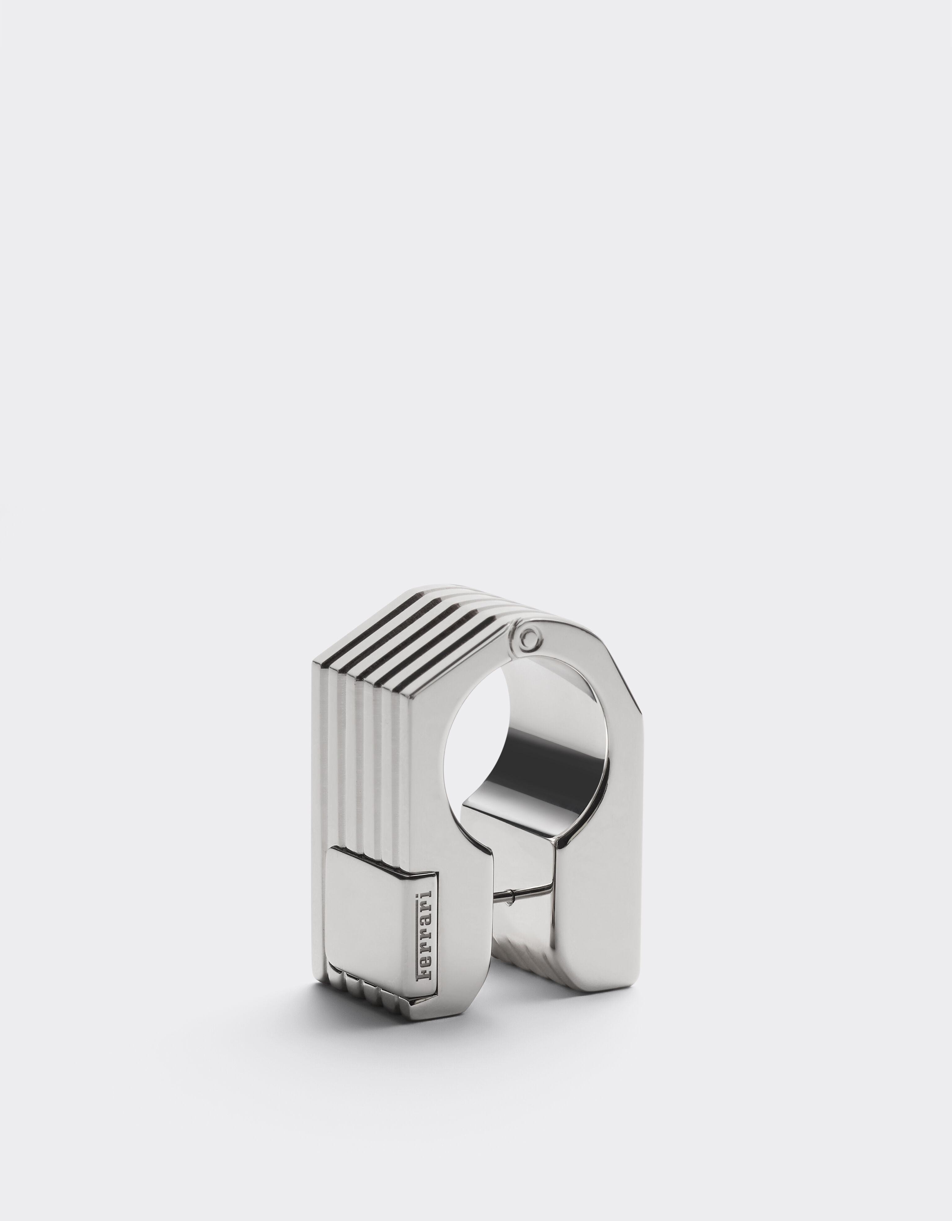 Ferrari 带纹理金属戒指 Cromo Lucido 51340f