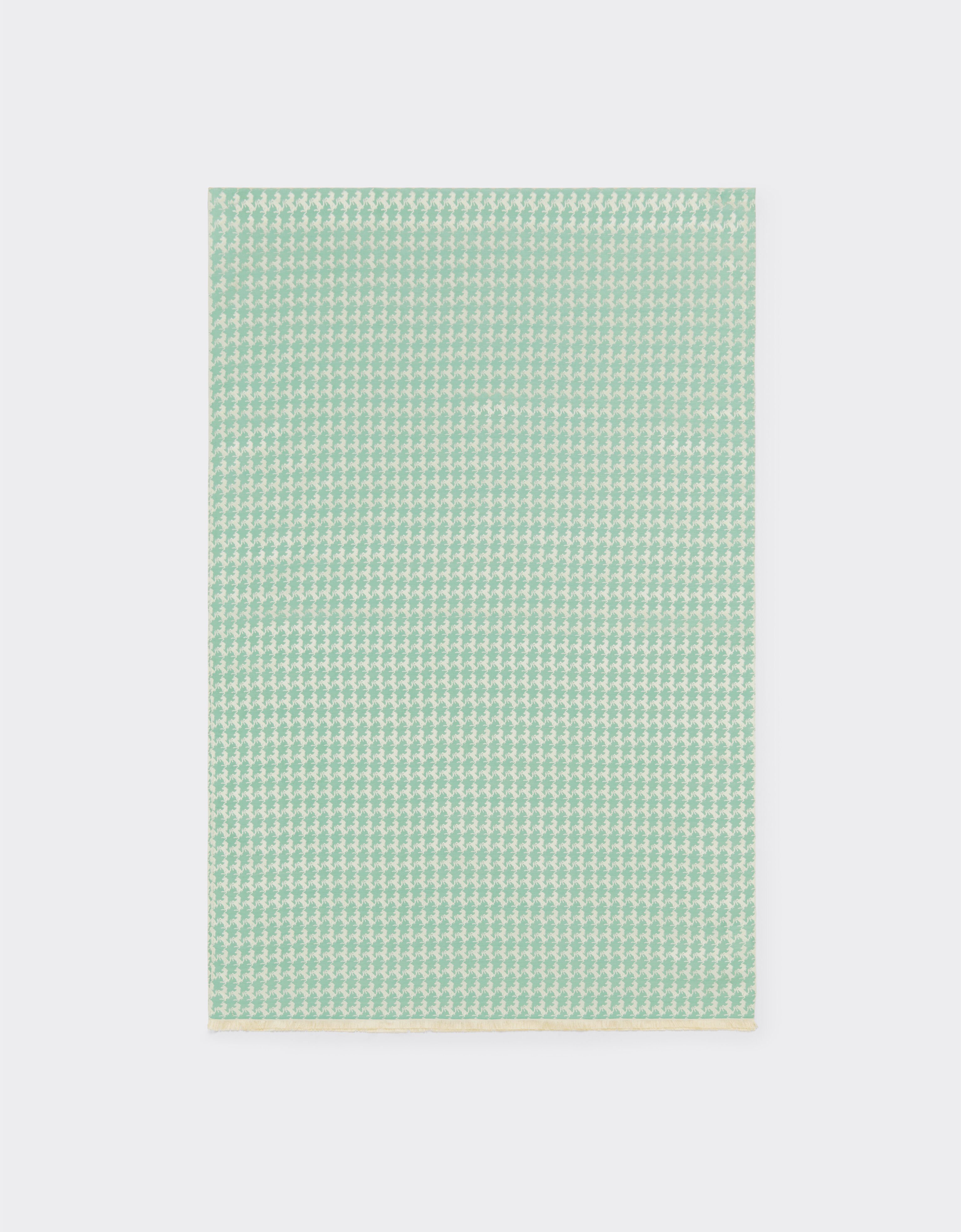 羊毛和真丝围巾 Ferrari 羊毛和真丝围巾 Granite Green 50611f