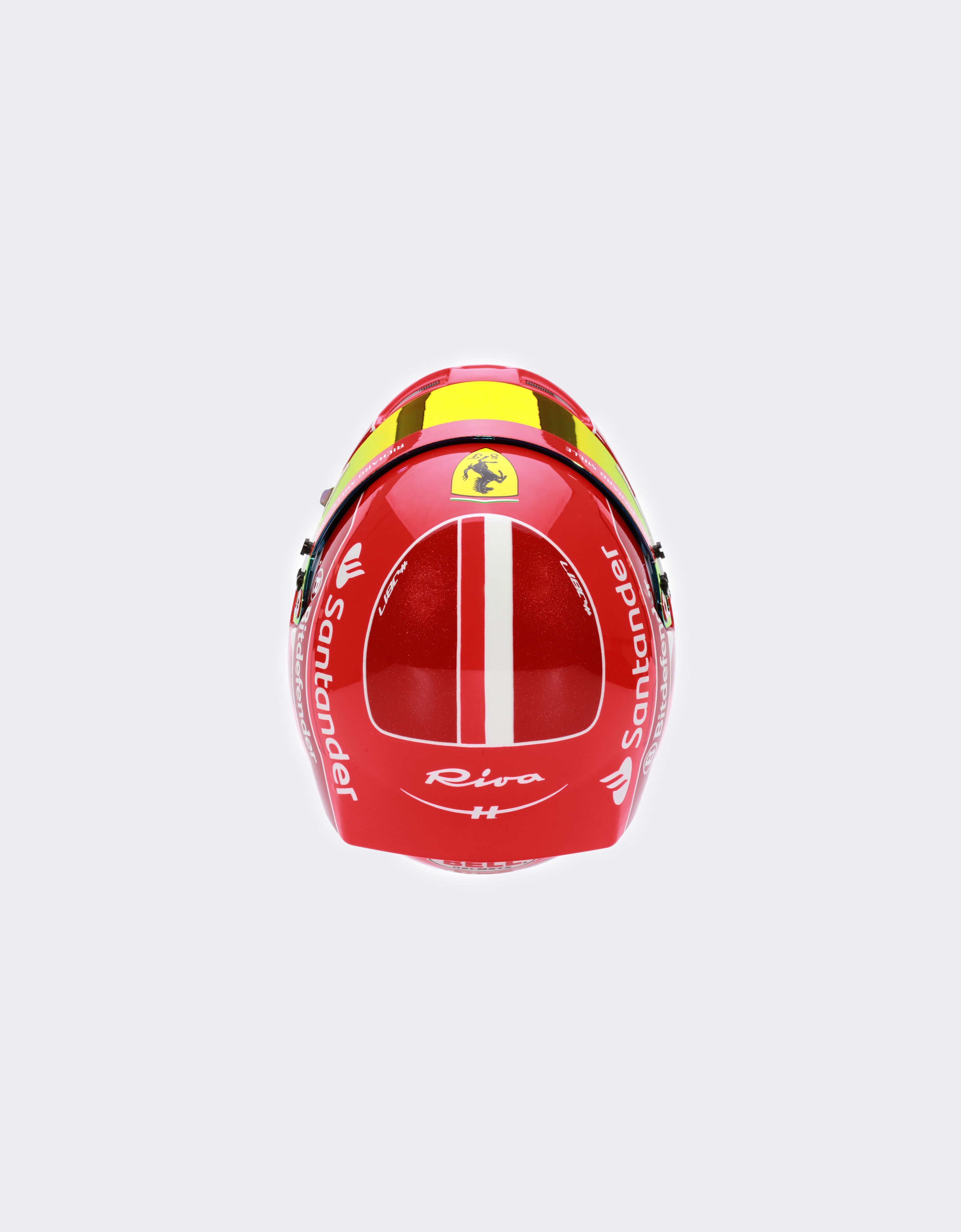 Ferrari 2024 Charles Leclerc mini helmet in 1:2 scale 红色 F1344f