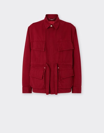 Ferrari MAN DENIM JACKET Rosso Maison 50093f