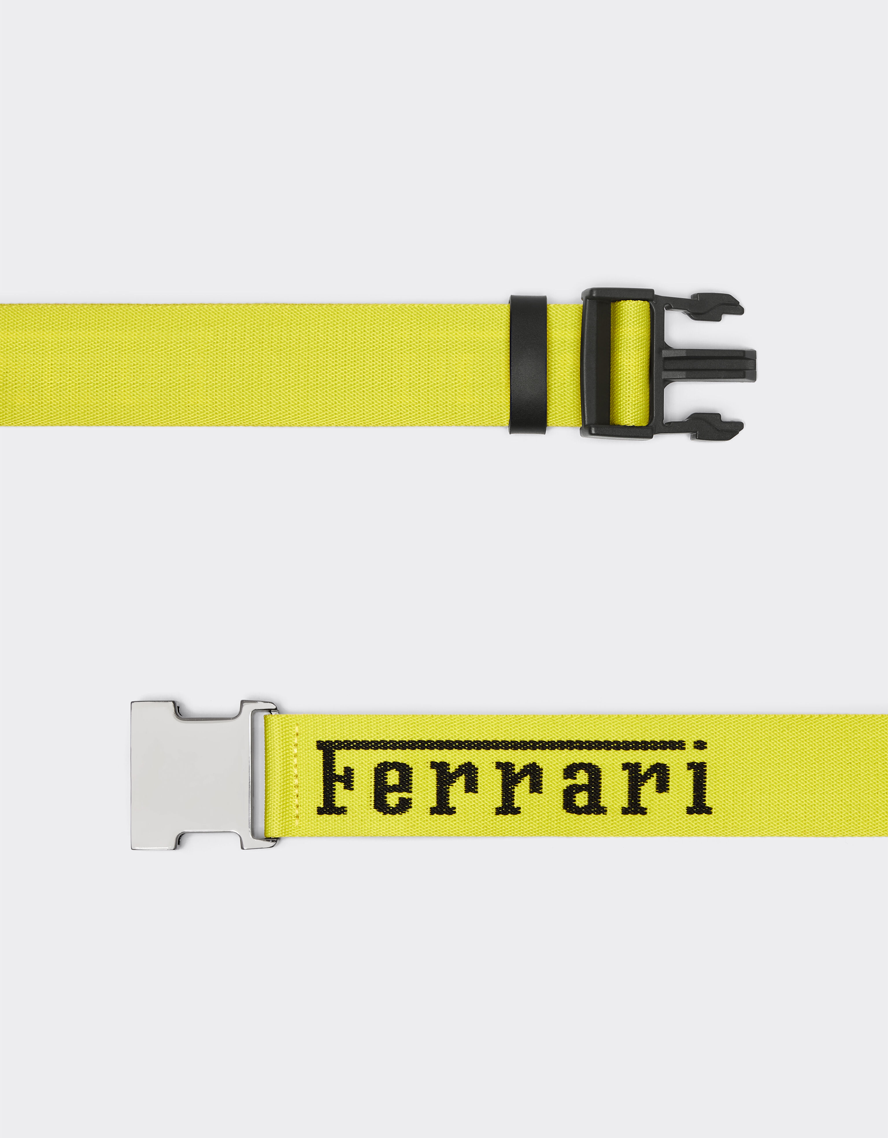 Ferrari 法拉利徽标提花腰带 黄色 20295f