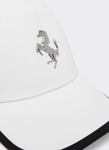 Ferrari 对比饰带棒球帽 光学白 20815f