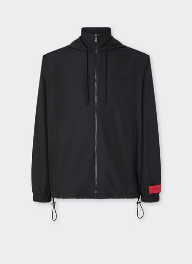 Nylon windbreaker jacket Ferrari Nylon windbreaker jacket Nero 51052f