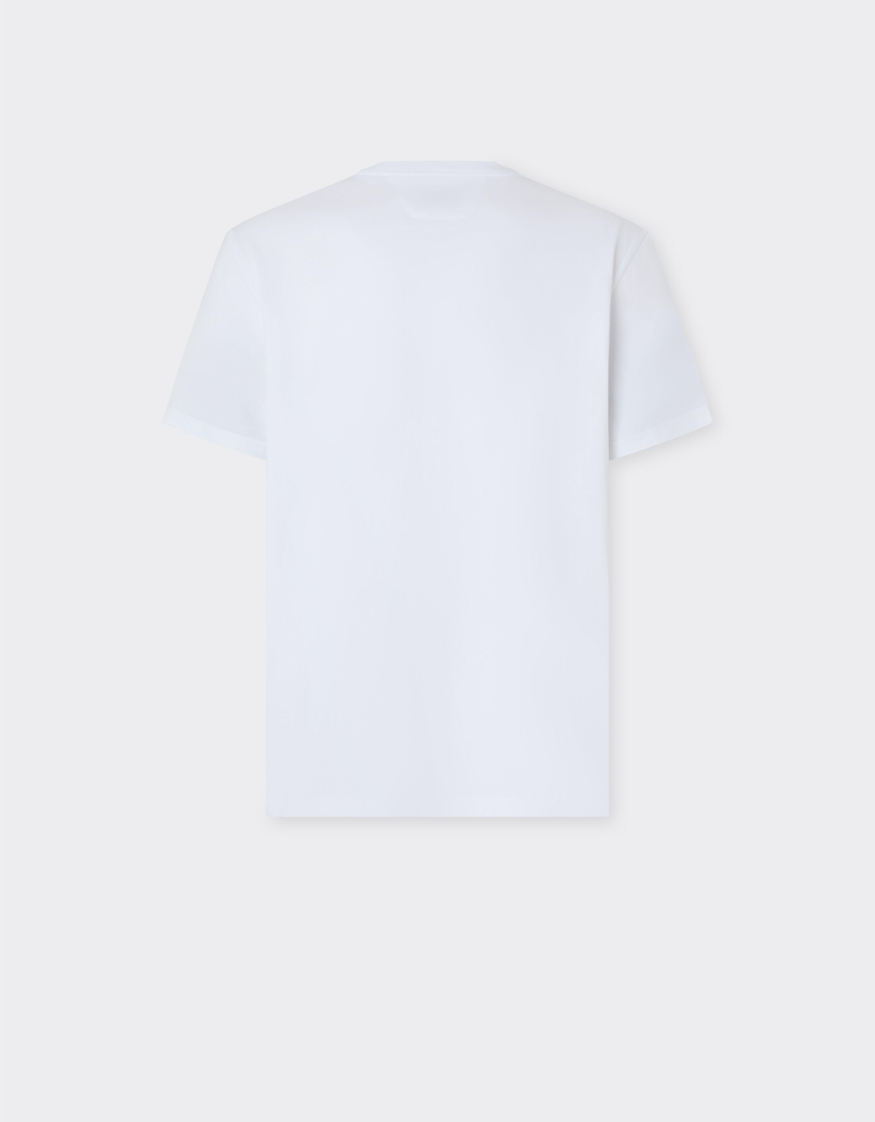 Ferrari 法拉利拼饰棉质 T 恤 Optical White 50825f