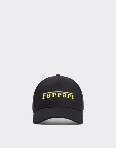 Ferrari 涂层徽标棒球帽 黑色 20403f