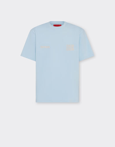 Ferrari 法拉利 x Charles Leclerc 宽松 T 恤 钢蓝色 22290f