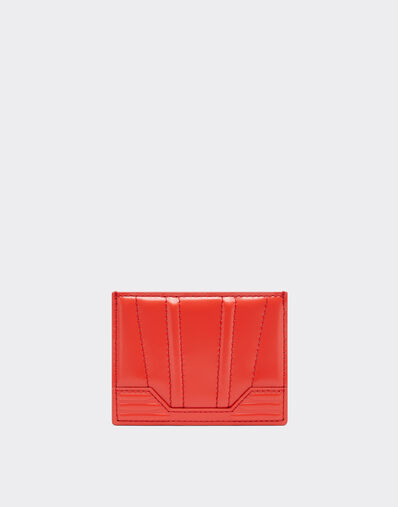 Ferrari GT Ferrari brushed leather card holder with livery motif Rosso Dino 红色 22049f