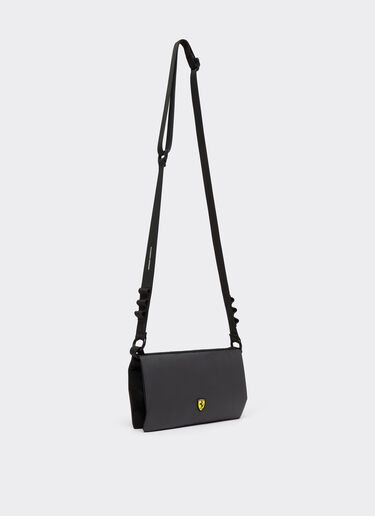  Crossbody bag with Ferrari Scudetto Nero SBNBP0017HMM0032f
