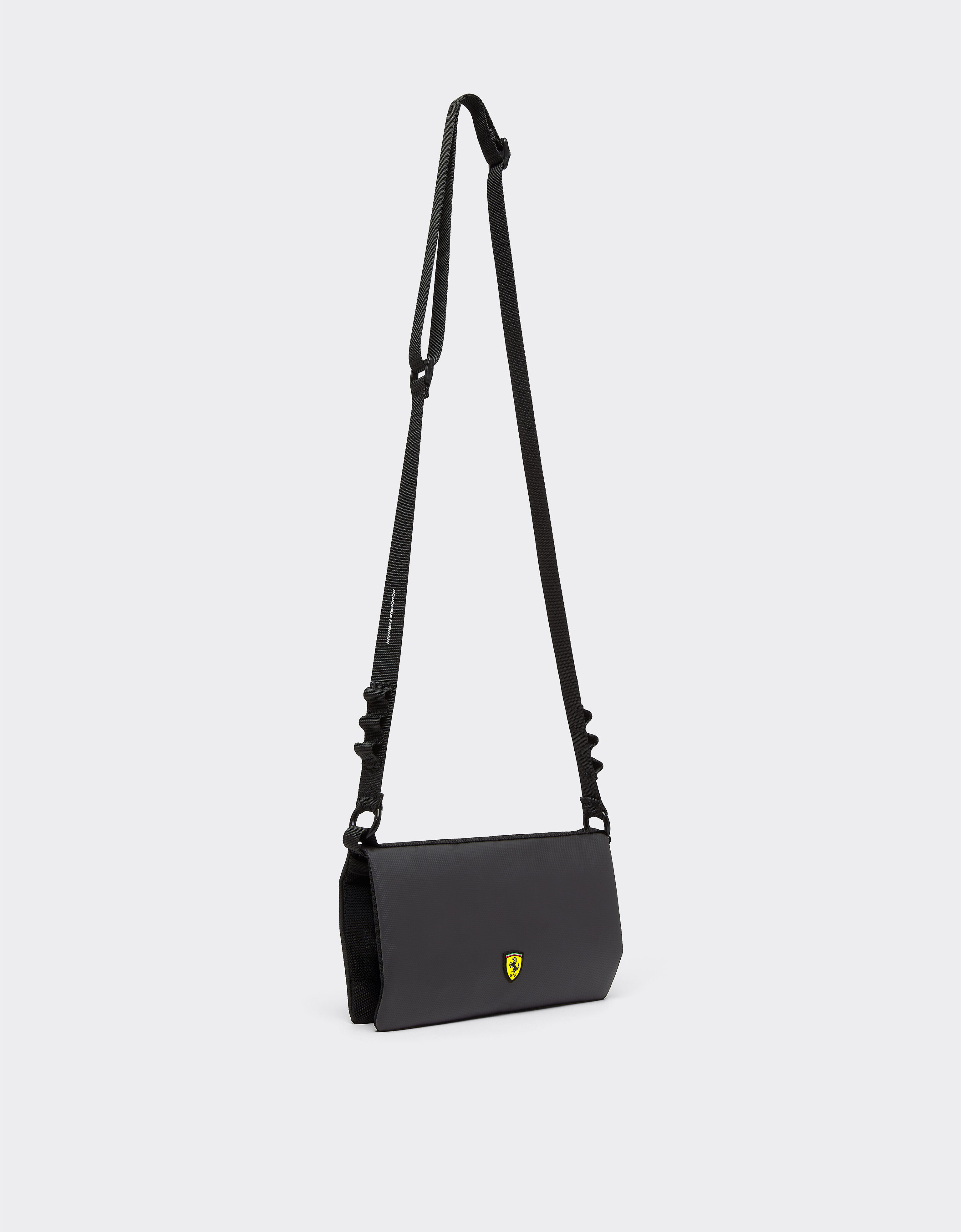  Crossbody bag with Ferrari Scudetto Nero SBNBP0017HMM0032f