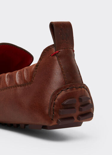 Nappa leather driver shoes Ferrari Nappa leather driver shoes Brown 49990f