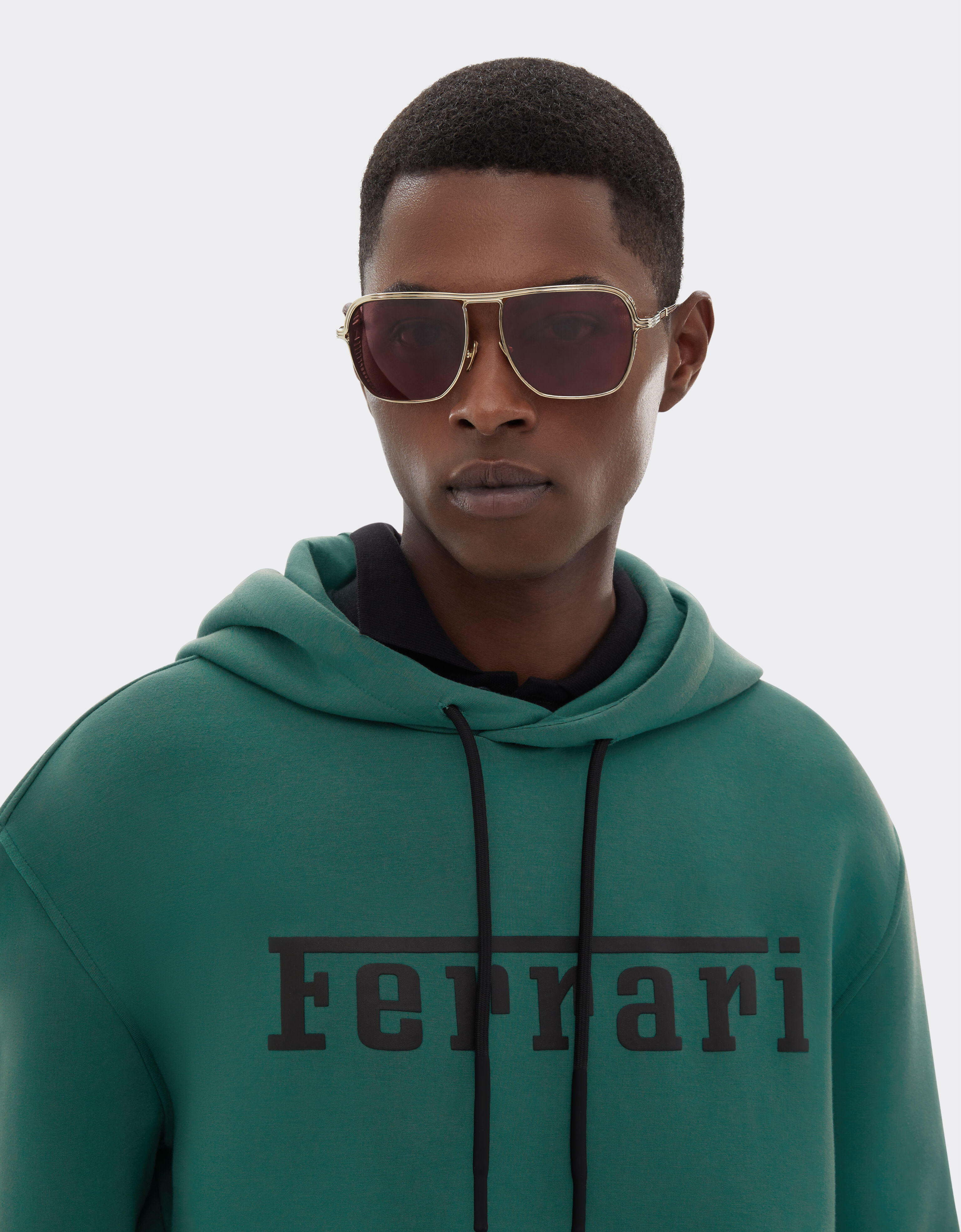 Ferrari 印有法拉利徽标的水蓝色运动衫 无花果绿 47819f