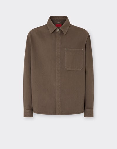 Ferrari MAN DENIM SHIRT Argilla 50094f