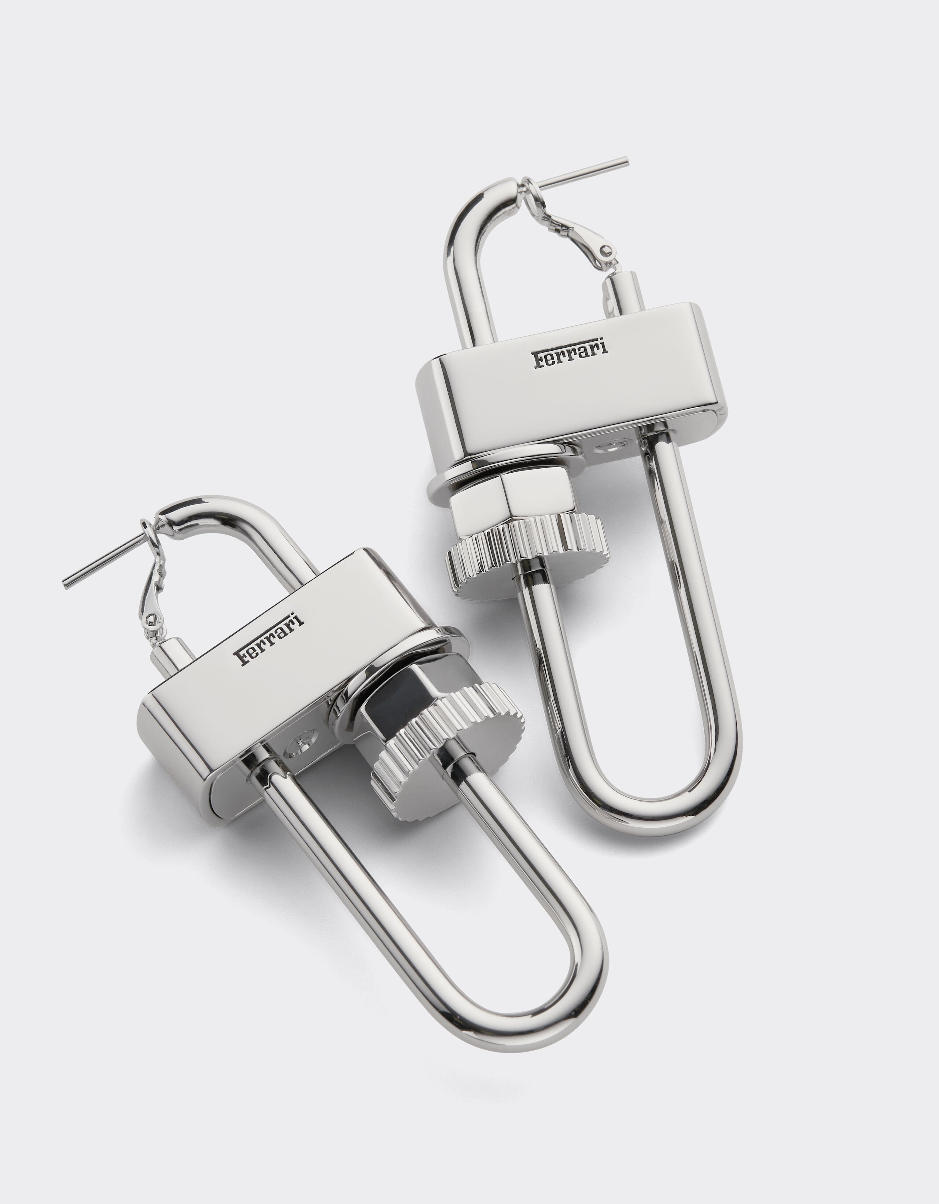 Ferrari 金属耳环 Cromo Lucido 51179f