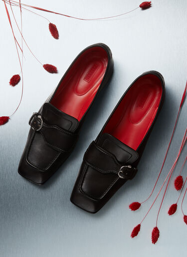 Buffered leather loafers Ferrari Buffered leather loafers Dark brown 49887f