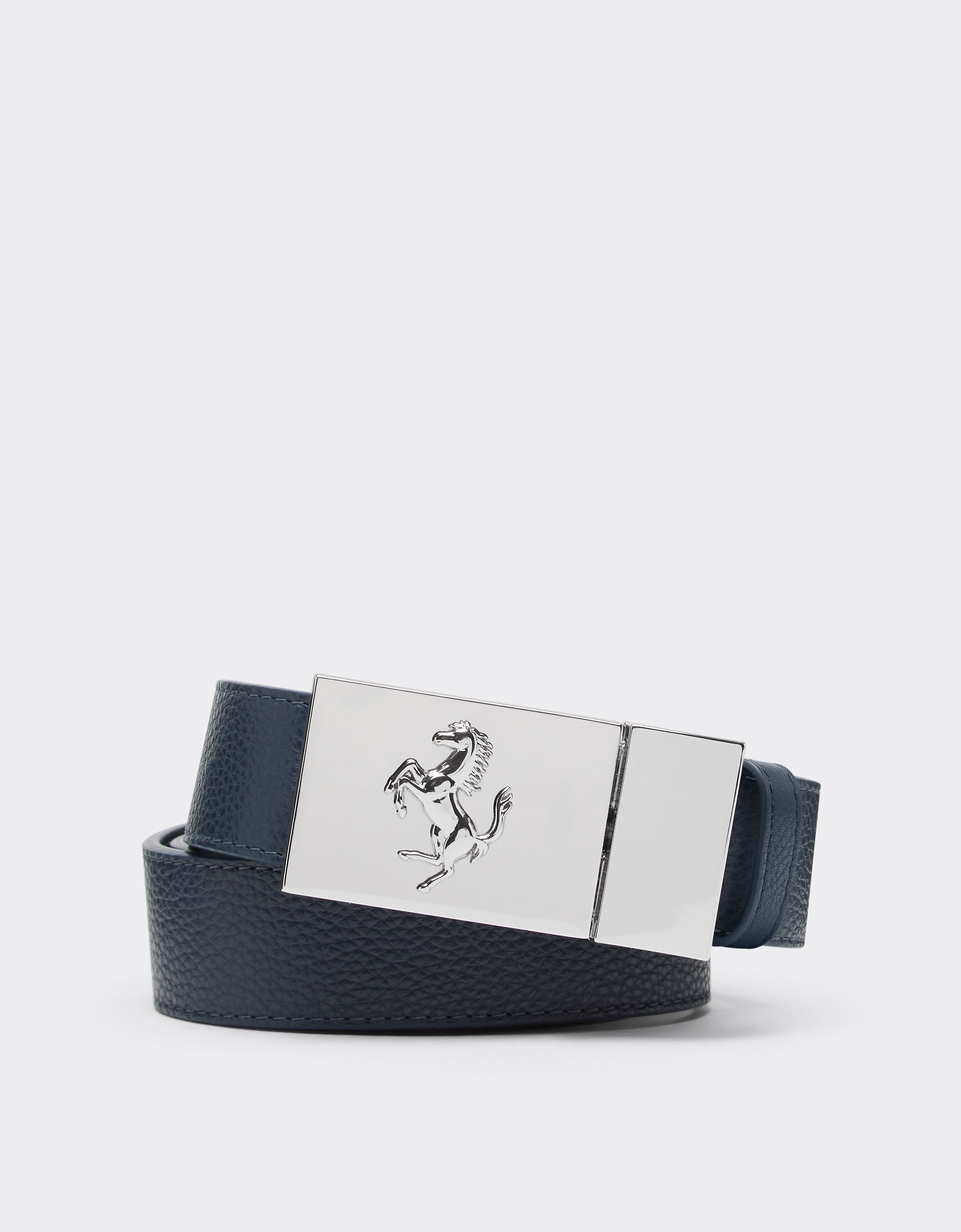 Ferrari Reversible leather belt Ultramarine 50411f