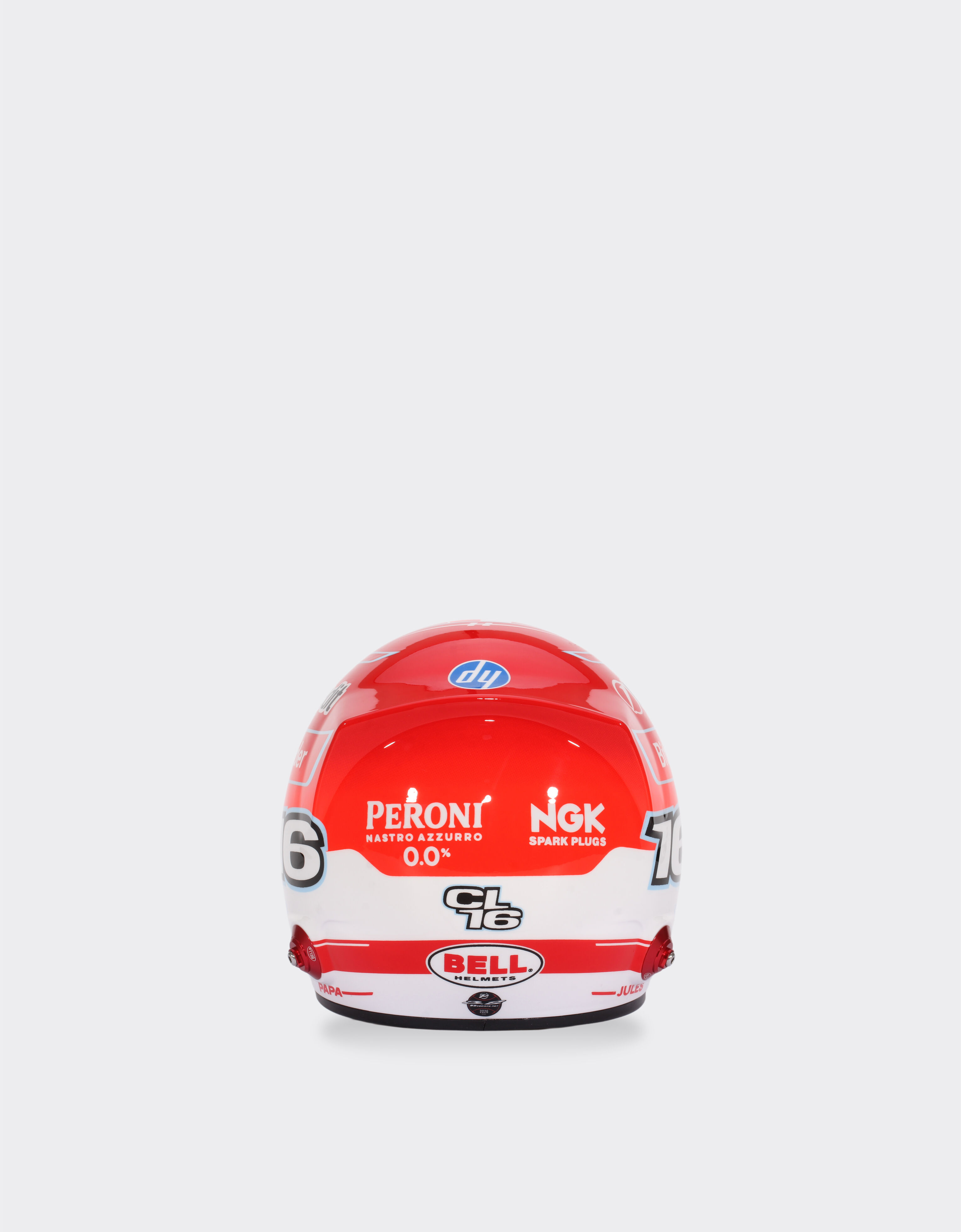 Ferrari Mini Leclerc Replica 2026 helmet in 1:2 scale Multicolore LA0IGf